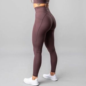 Alphalete Alphalux Leggings with pockets - Sparrow - Small